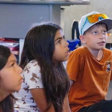 children in a classroom