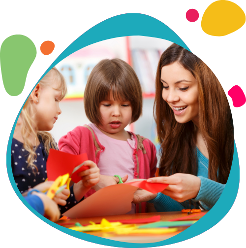 Child care provider with preschool children