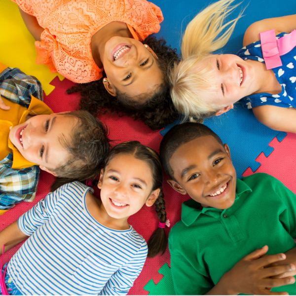 Children having fun in early learning